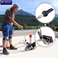 AC220V 40mm Weldy Banner Roofer Floor Seamer Automatic Roofing Hot Air Welder