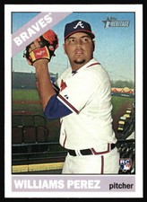 2015 Topps Heritage Williams Perez  Rookie RC #676 Atlanta Braves