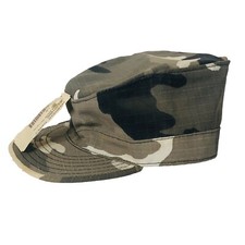 Military Combat BDU Camo Combat Cap Hat Size Medium