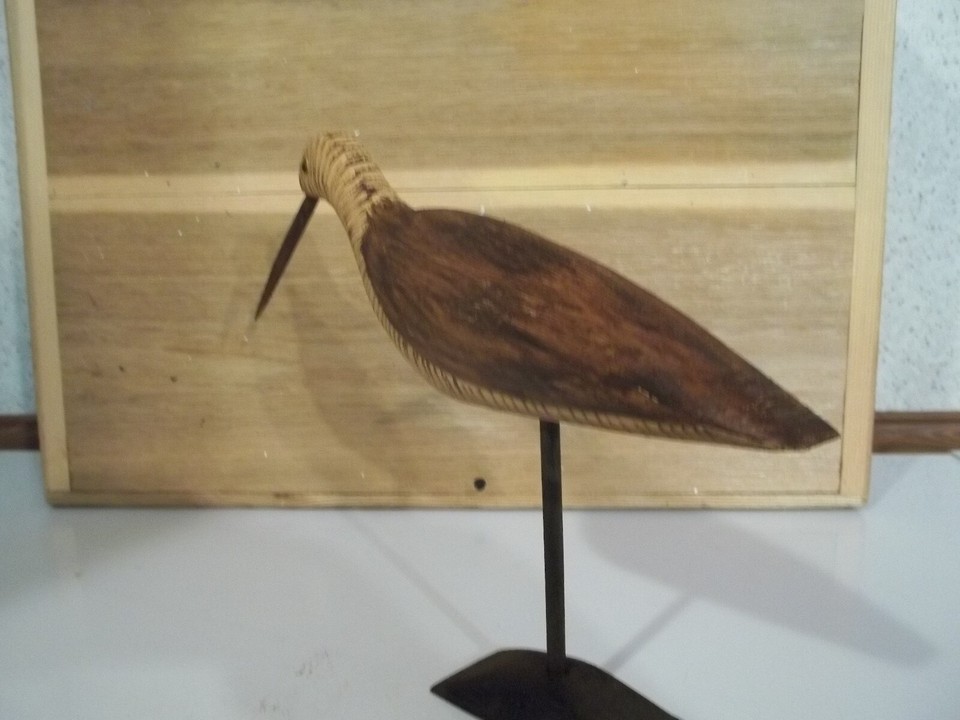 Hand Carved Gunning Style New Jersey Type Running Yellowlegs Shorebird