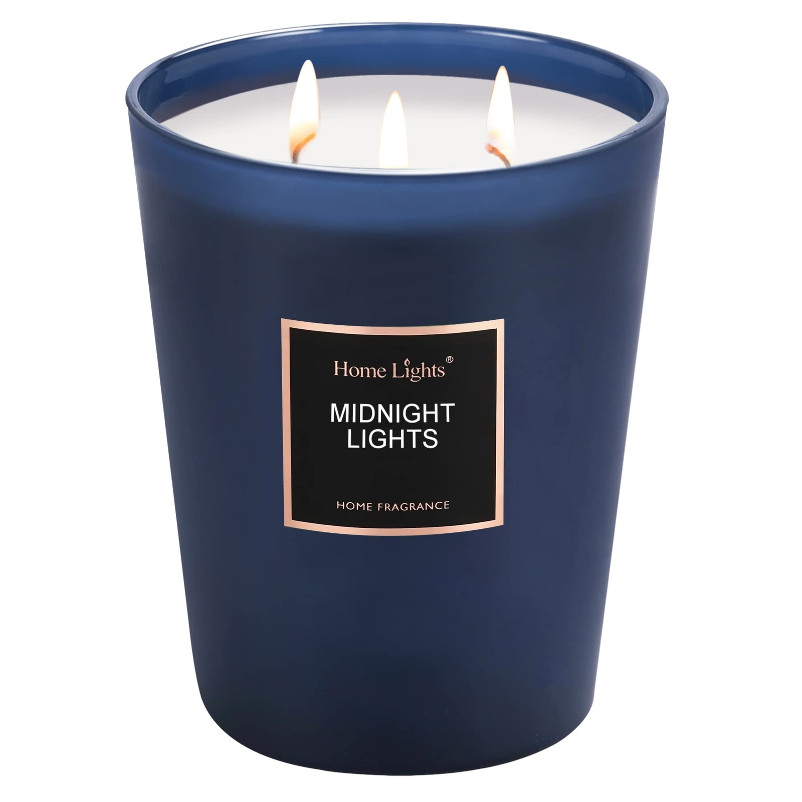 HomeLights 33.3oz Highly Scented Soy Candles with 3 Cotton Wicks