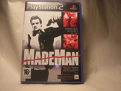 Jeu Made Man Sur PS2 – CD Seul (très Bon état, Français)