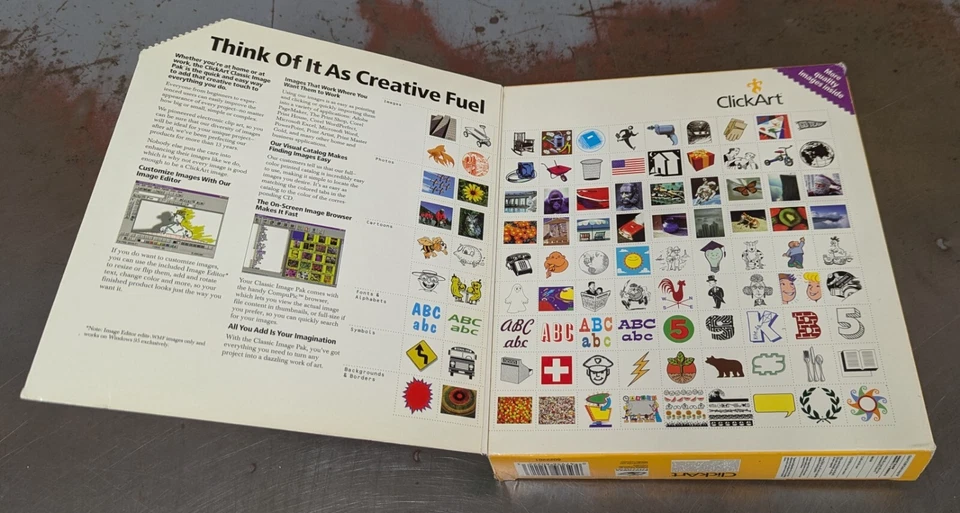 Click Art 65,000 Starter Image Pak Software  Windows 3.1, 95  Stationery Shop - Image 4 of 4