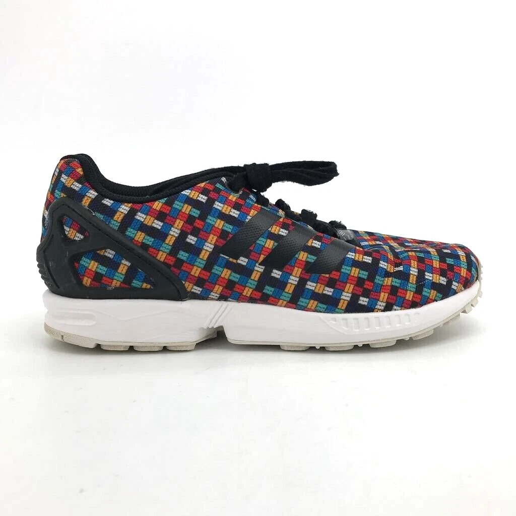 adidas Zx Flux Torsion chaussures de course arc en ciel S77907 hommes jeunes 6 5