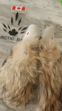 Arctic Bay Canada fur sheepskin mittens winter Canada made MSRP255 