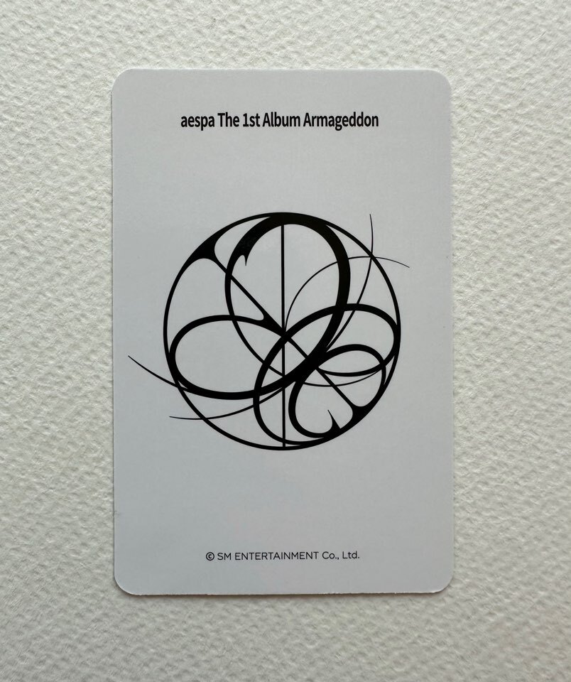 Aespa The 1st Album Armageddon Makestar Luckydraw Photocard | eBay