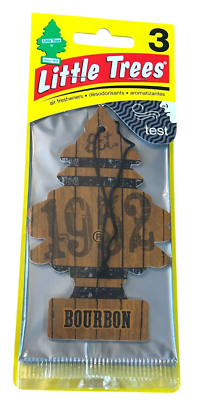 #ad Little Trees 1952 Bourbon U3S 32975 Discontinued Car Air Freshener 3 Pack $39.99