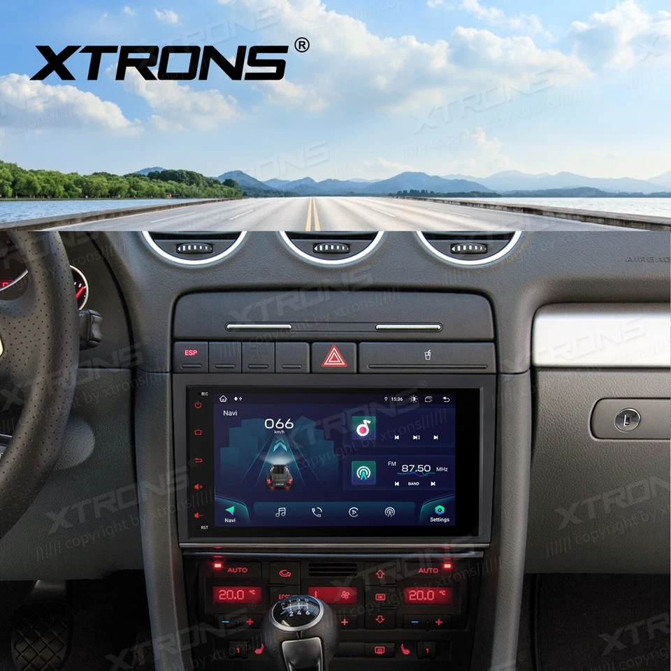 DVR+8" Android 8-Core 4+64GB Car GPS Radio Stere 4G Wifi for Audi A4 S4 RS4 - Image 3 of 4