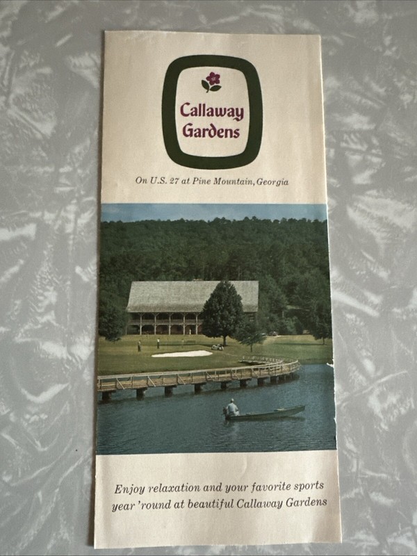 1960s Callaway Gardens Pine Mountain Georgia Vintage Travel Brochure History 