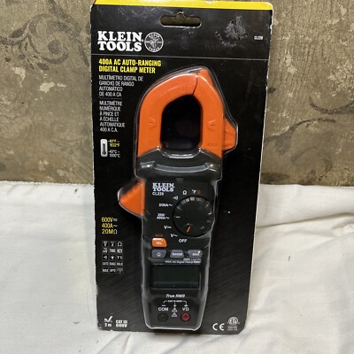 Klein Tools CL220 AC Auto-Ranging 400Amp Digital Clamp Meter with Temperature