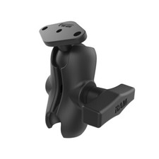 RAM Double Socket Short Arm with Diamond Base and 1.5" Ball RAM-103-B-238U