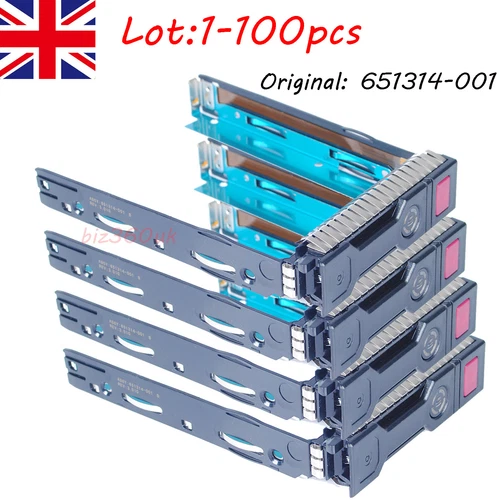Lot 3.5" LFF HDD Tray Caddy 651314-001 For HP DL360p DL380 ML350 DL560 G8 G9