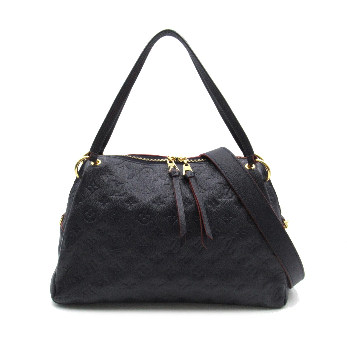 LOUIS VUITTON Ponthieu PM Shoulder Bag M43721 Monogram Empreinte Marine  Rouge | eBay