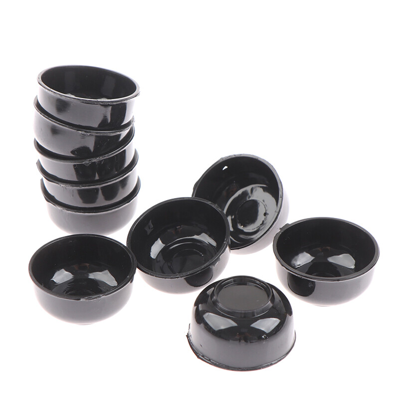 10pcs Miniature Bowl Dish Round 1/12 Scale Doll House Kitchen Dinning