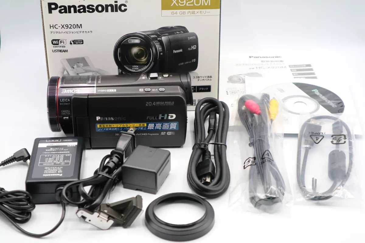 Panasonic HC-X920 Full HD 20.4 Mega Pixel Camcorder