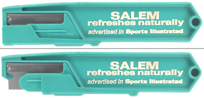 C1960s VTG Salem Cigarette Razor Knife Advertising Box Cutter Sports Illustrated