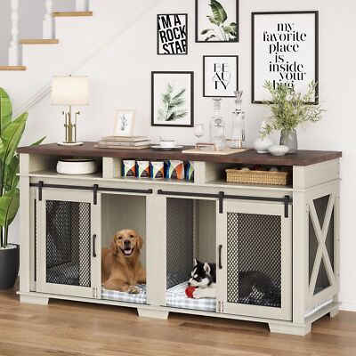 Credenza Sided Dog Kennel 71