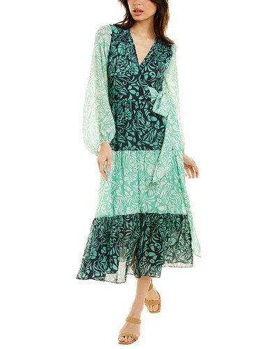 Tanya Taylor Liza Silk Maxi Dress Women 