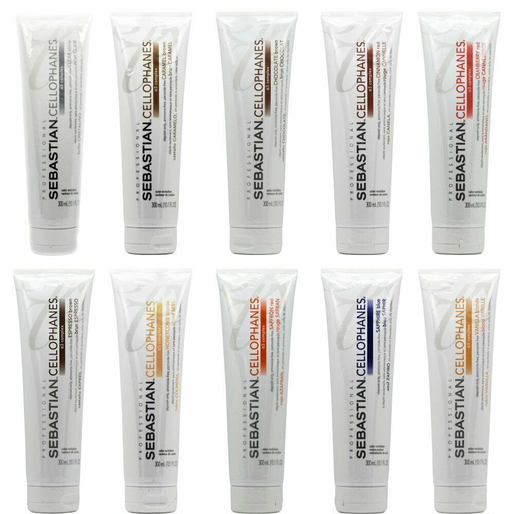 Sebastian Cellophanes Hair Color Gloss 10.1 oz   new fresh   you choose shade