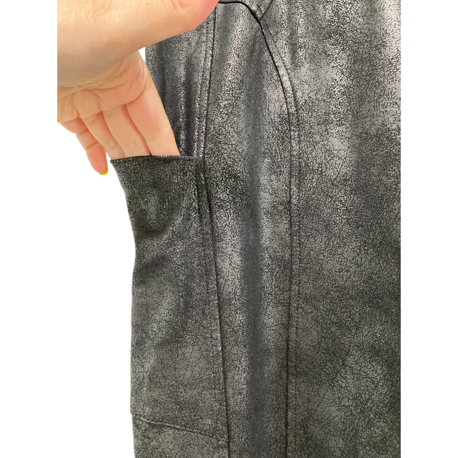 Democracy Glider Black Snake Print Python Legging… - image 4