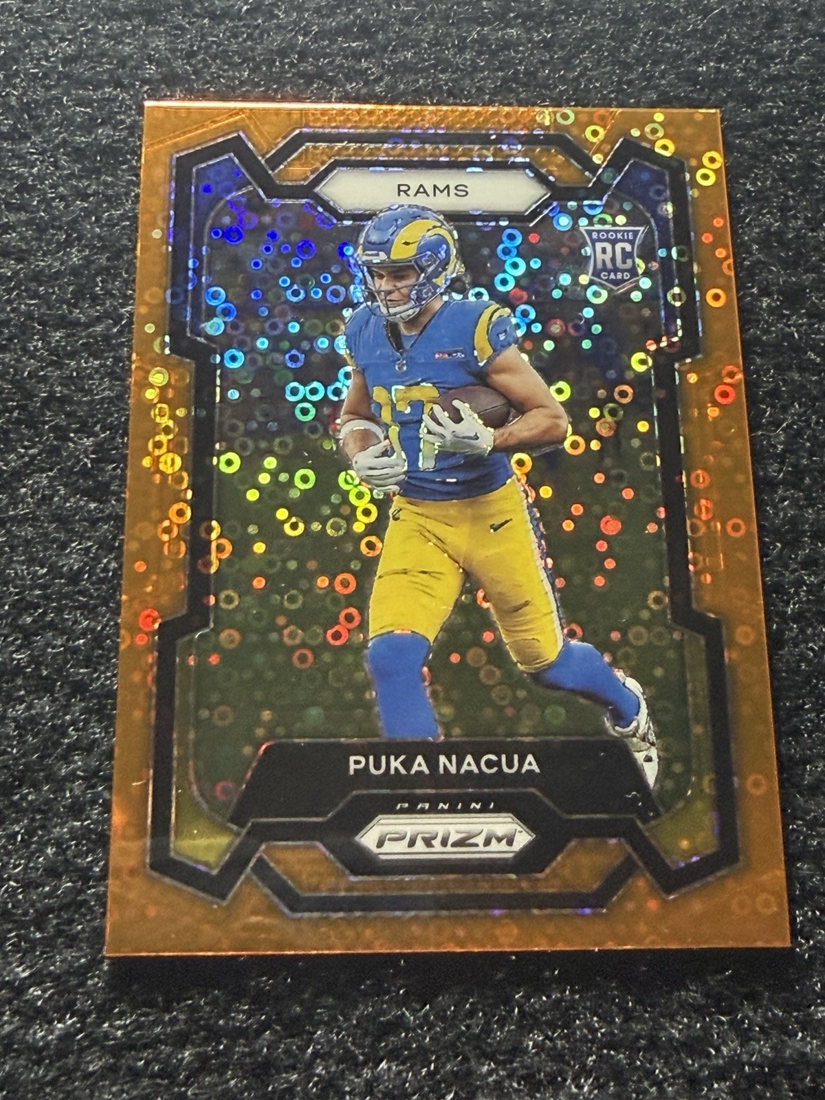 PUKA NACUA 2023 Panini Prizm Orange Disco Rookie #357