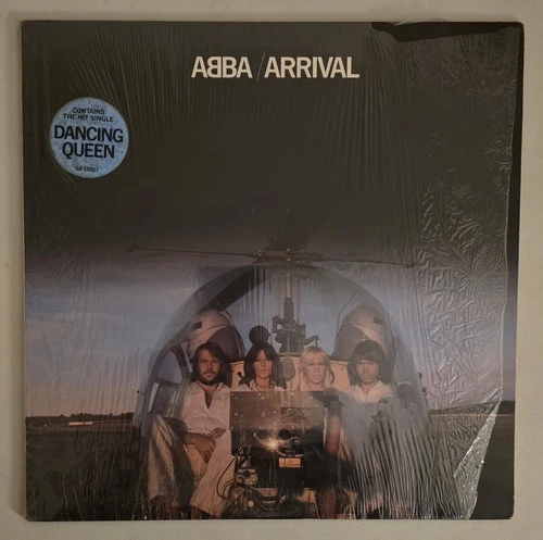 ABBA  Arrival  Vintage Vinyl LP Record VG+ IN SHRINK  RARE  Dancing Queen