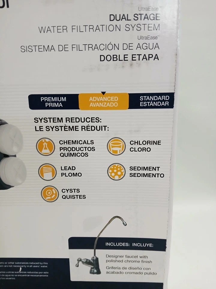Whirlpool Ultra Ease Dual-Stage Water Filtration System with Faucet WHADUS5 - Image 2 of 4