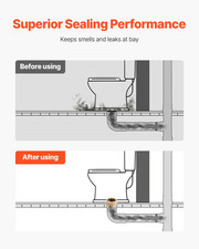 Toilet Wax Ring Kit, Superior Sealing Performance