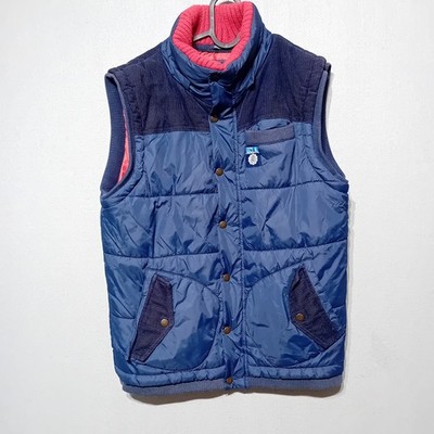 UCLA Herren Weste Bodywarmer Gr. Medium blau wattiert Nylon College 