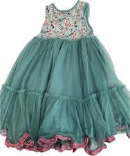 Matilda Jane size 8 ONCE UPON A TIME MERRY MOOD Dress Twirl Sleeveless READ Snag