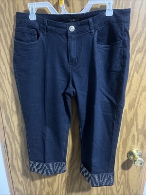 Blue Identity Women's Denim Capri Jeans Size 12P