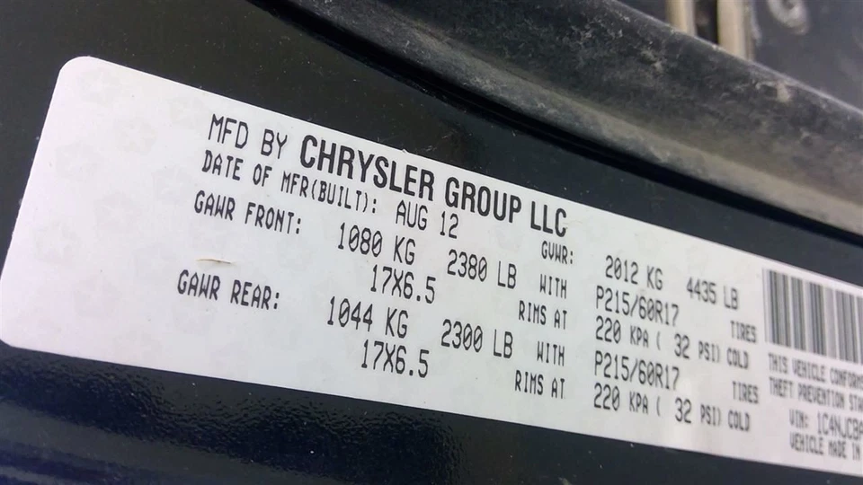 Jeep Compass 2013 Alternator 4801323AD 9816 Foto 4 de 4