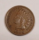 1906 INDIAN HEAD CENT EXTREMELY  FINE 1C COPPER