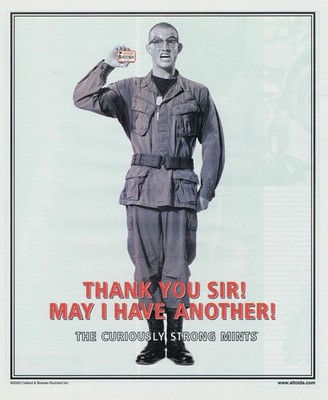 2000 Altoids ''Thank You Sir!  May I Have Another!'' Print Ad