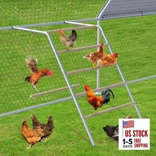 Chicken Perch for Coop with Swing  Roosting Bars, Ladder - Perfect for 1 pcs