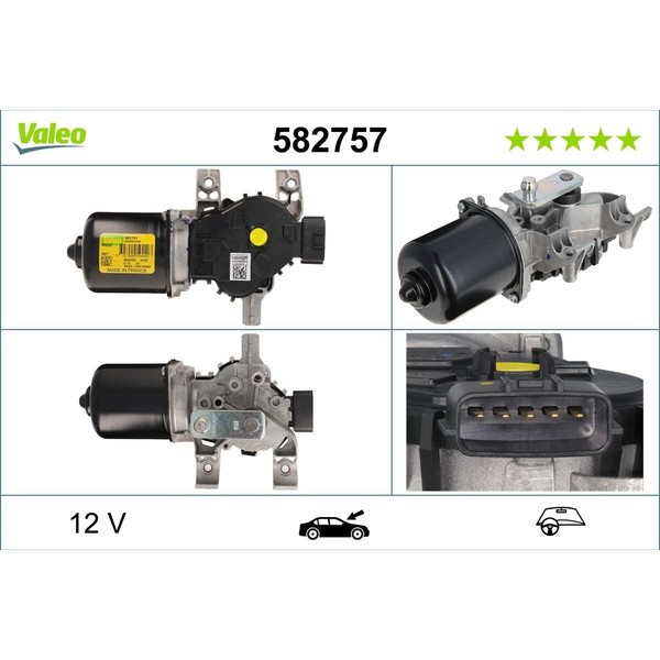 Wischermotor Vorne 12 V Valeo Iam-Expertise Passend FüR U.A. Dacia Duster-image