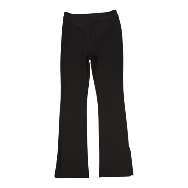 CHOSEN Pants Womens SMALL Black Flared Slit Hem Side Stretch Dress Trousers S