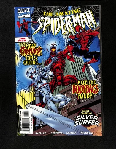 Amazing Spider-Man #430 VF/NM 9.0 Carnage!!  Silver Surfer! Marvel 1998
