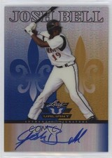 2012 Leaf Valiant Blue 61/99 Josh Bell #VA-JB1 Auto 0s3