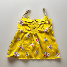 American Eagle Outfitters XS Women  s Yellow Satin Floral Spaghetti Strap Cami