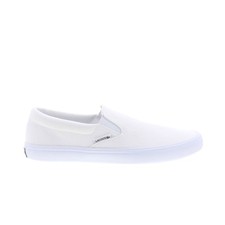 Lacoste Slip-On Base 224 1 CMA Mens White Canvas Lifestyle Sneakers Shoes