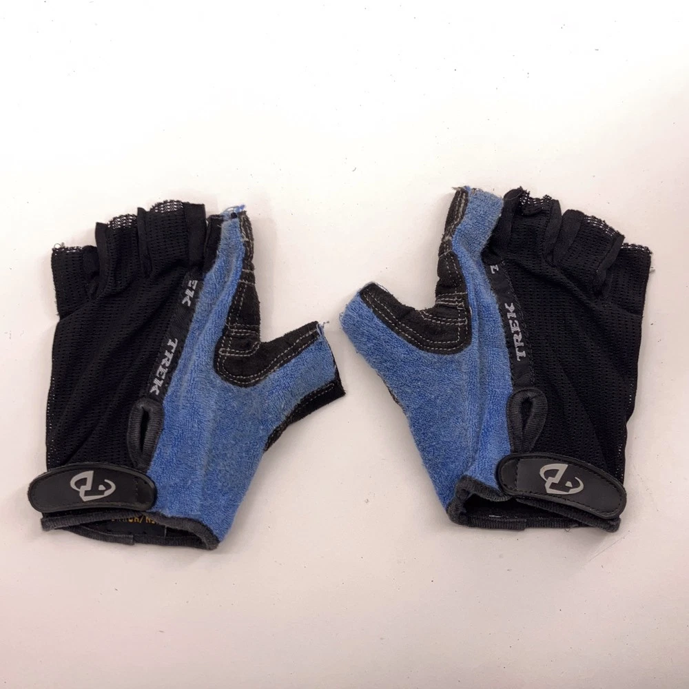 Retro Trek Bicycle Men Bike Gloves Fingerless Blue Black Size L
Opens in a new window or tab