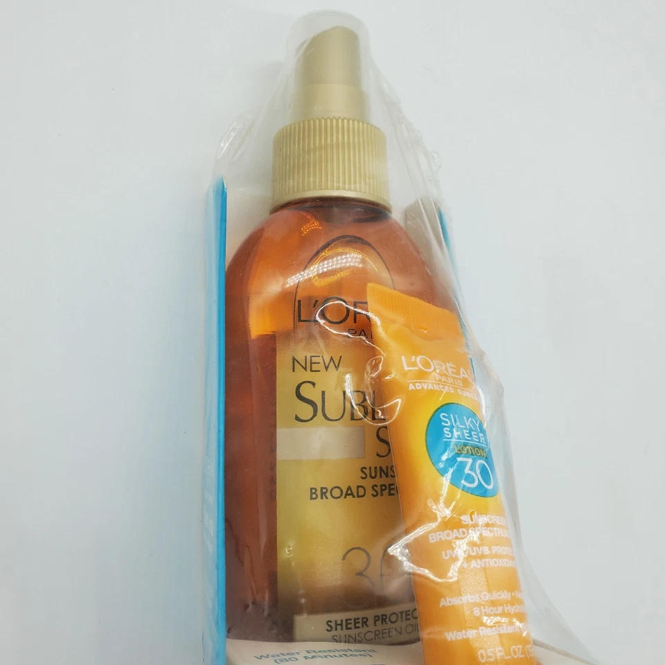 L'Oreal SUBLIME SUN SPF 30 Sheer Protect 5 fl oz Sunscreen Oil Spray + Free Gift - Image 2 of 4