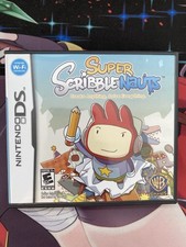 Super Scribblenauts Nintendo DS Case Manual Inserts Only Authentic NO GAME