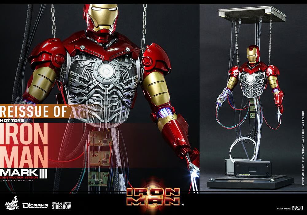 hot toysアイアンマン MARK III Hot Toys - Iron Man Mark III (2.0) – Ages Three and Up