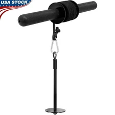 Heavy Duty Steel Weight Plate Handle Adjustable Strap Exercise Training New