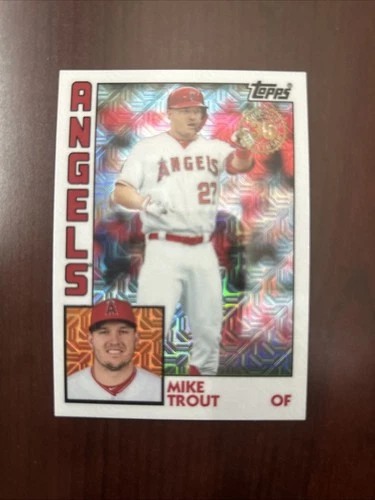 2019 Topps Update #T84U-1 Mike Trout Silver Pack 1984 Topps Chrome *Mint*