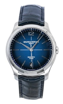 Baume & Mercier Clifton Blau Zifferblatt Automatic Dress M0A10771 50M Herrenuhr