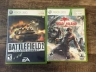 Battlefield 2: Modern Combat & Dead Island - XBOX 360 Game Lot
