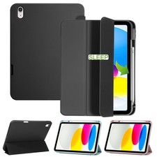 For iPad A16 11" 2025/10th 2022 Case Folio Leather Stand Smart Cover Pen Holder
